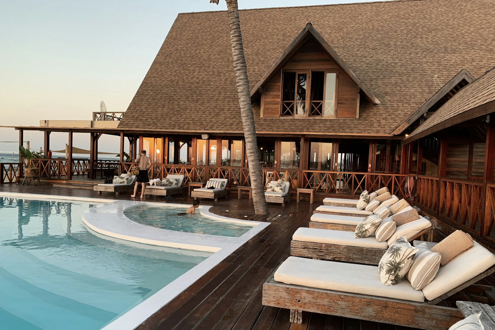 Swimming pool and hotel accommodation
